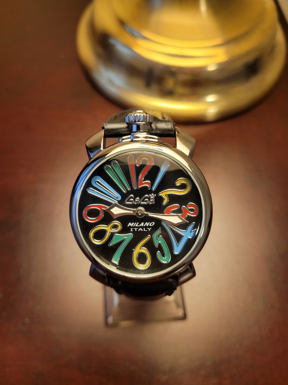 Brand New Black Rare 2025 GaGa Milano Italian 40MM Women's Watch